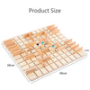 A wooden strategy chess game board with pieces and grid lines shown from above.
