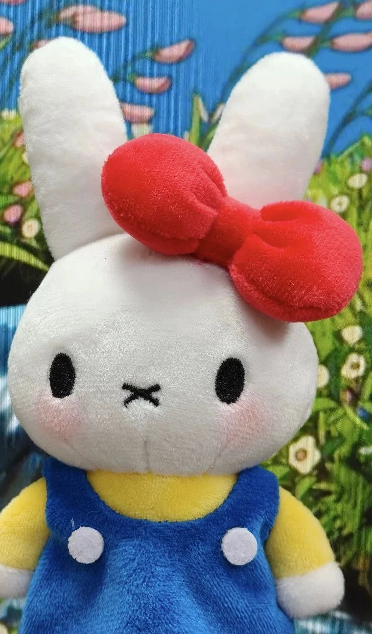 Miffy Rabbit Plush Keychain Charm