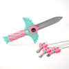 Squid Game Style Dagger Necklace Set (4-Pack)
