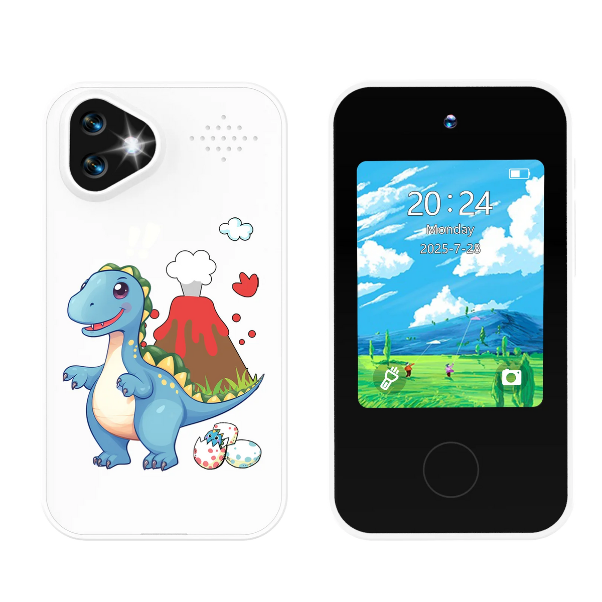 Kids Smart Phone Toy with Dual Cameras and Educational Games