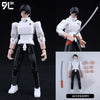 A fully articulated 14cm action figure of Yuji Itadori from Jujutsu Kaisen in a white outfit.