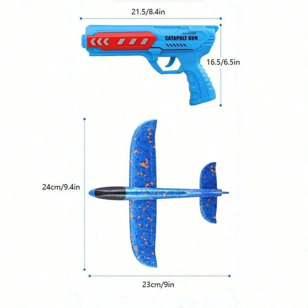 Kids' Foam Catapult Glider Planes – Outdoor Flying Toy Set
