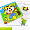 Wooden 3D Puzzle Set for Toddlers – Animal & Vehicle Jigsaw Games