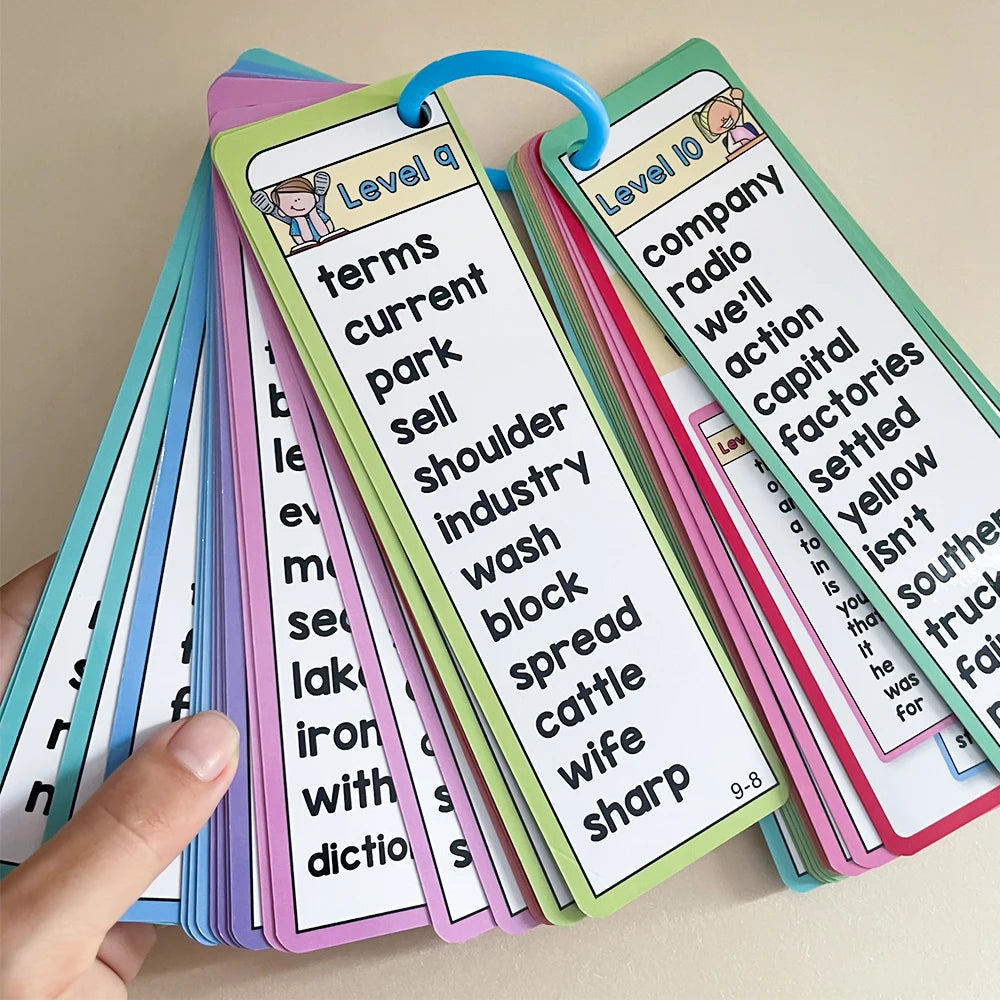 Sight Words Flash Cards Set for Early Reading Practice