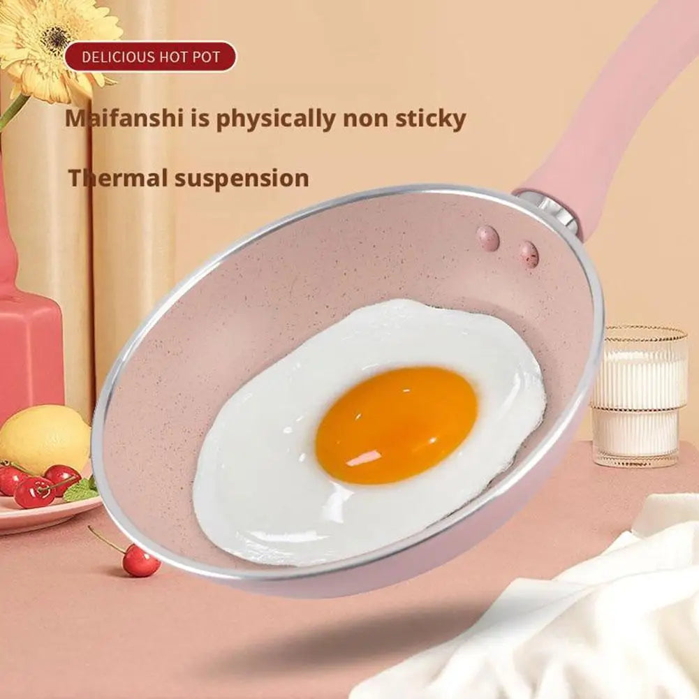 Mini Non-Stick Marble Frying Pan in Pink
