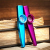 Silver Aluminum Kazoo with Vibrating Membrane