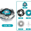 A set of components for a mini gyroscope launcher STEM toy including various parts like the main body and launch mechanism.