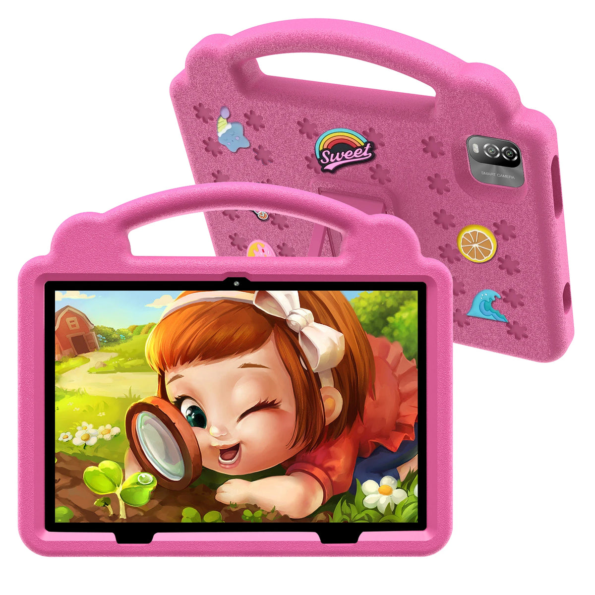 10" Kids Tablet with Case, Android 15, Parental Controls, 64GB