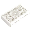 A white box featuring hand-illustrated designs of suns, leaves, and stars for Inquire Within oracle cards.