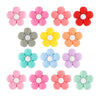 Colorful Silicone Flower Beads for Jewelry Making