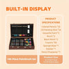 142-Piece Wooden Art Set with Pencils, Paints, Brushes & More