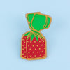 Strawberry Enamel Pin Brooch for Bags and Jackets