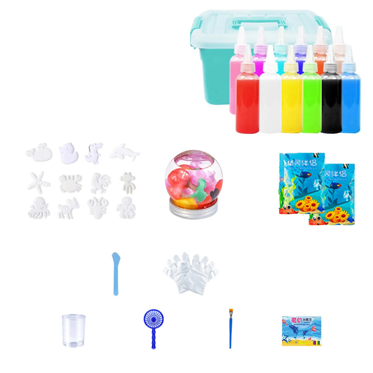 Magic Water Elf DIY Craft Kit – Create Colorful Ocean Creatures