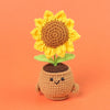 Handmade Crochet Sunflower in Pot