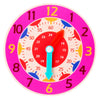 Wooden Montessori Clock Toy for Kids Learning Time
