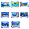 Inflatable Tummy Time Water Play Mat with Floating Fish