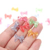 Multicolor Transparent Bow Acrylic Beads for DIY Jewelry Making