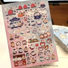 Portable Cartoon Sticker Book for DIY Journaling and Scrapbooking
