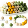 15mm Printed Silicone Beads Value Pack – 20 Pieces for DIY Jewelry & Crafts
