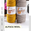 Luxurious Alpaca Wool Blend Yarn — 500g Thick Knitting Yarn