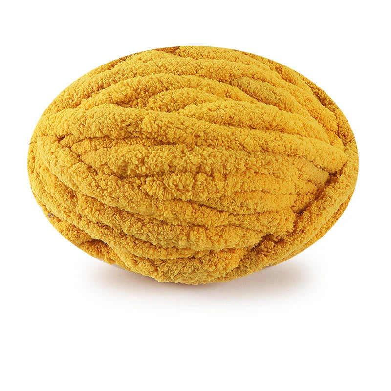 Chunky Chenille Yarn for Knitting and Crochet