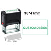 Customizable Self-Inking Rubber Stamp