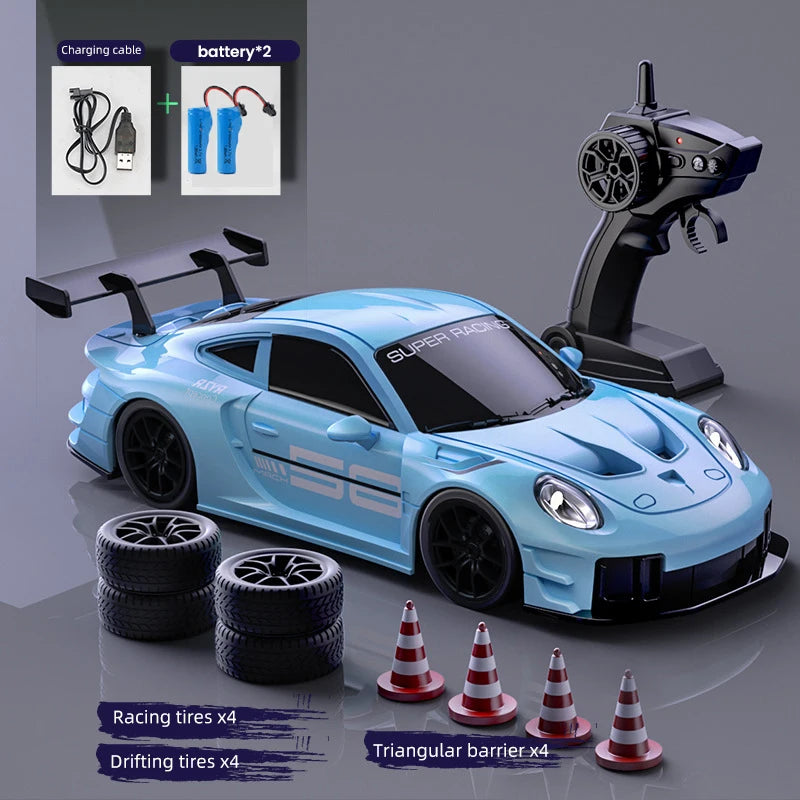 4WD High-Speed RC Drift Truck with LED Lights