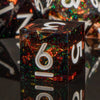 Handmade Resin Sharp Edge Dice Set for RPG Games