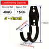 Heavy Duty Steel Wall Mount Hooks for Garage & Garden Organization
