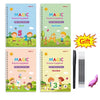 Reusable Grooved Handwriting Books for Kids — Magic Ink Practice Set