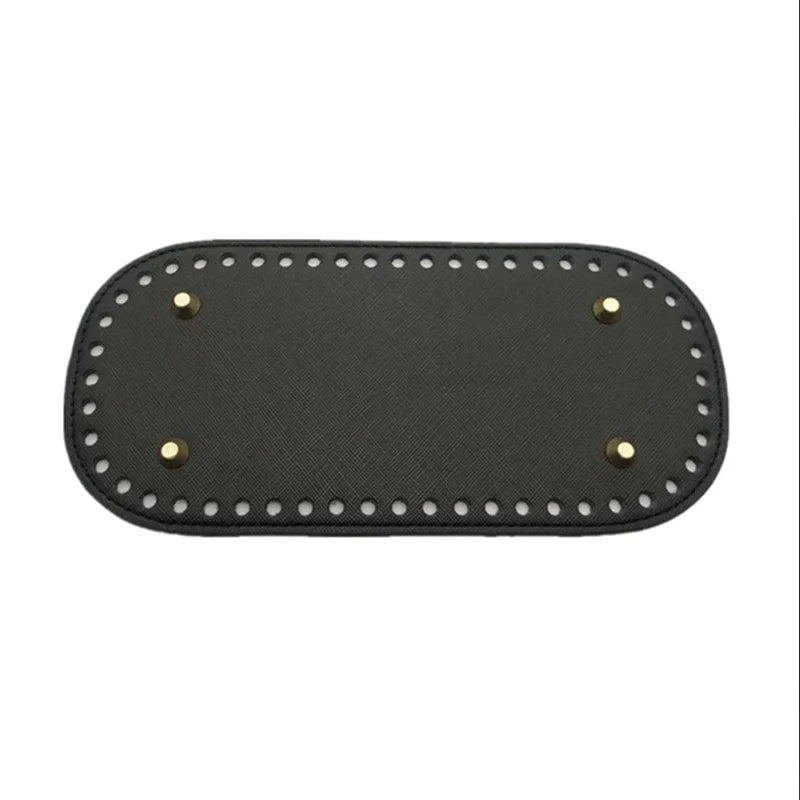 Handwoven Knitted Leather Handbag with Crossbody Strap