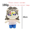 A plush doll featuring a collage of faces and symbols related to Eminem, XXXTentacion, and Frank Ocean.