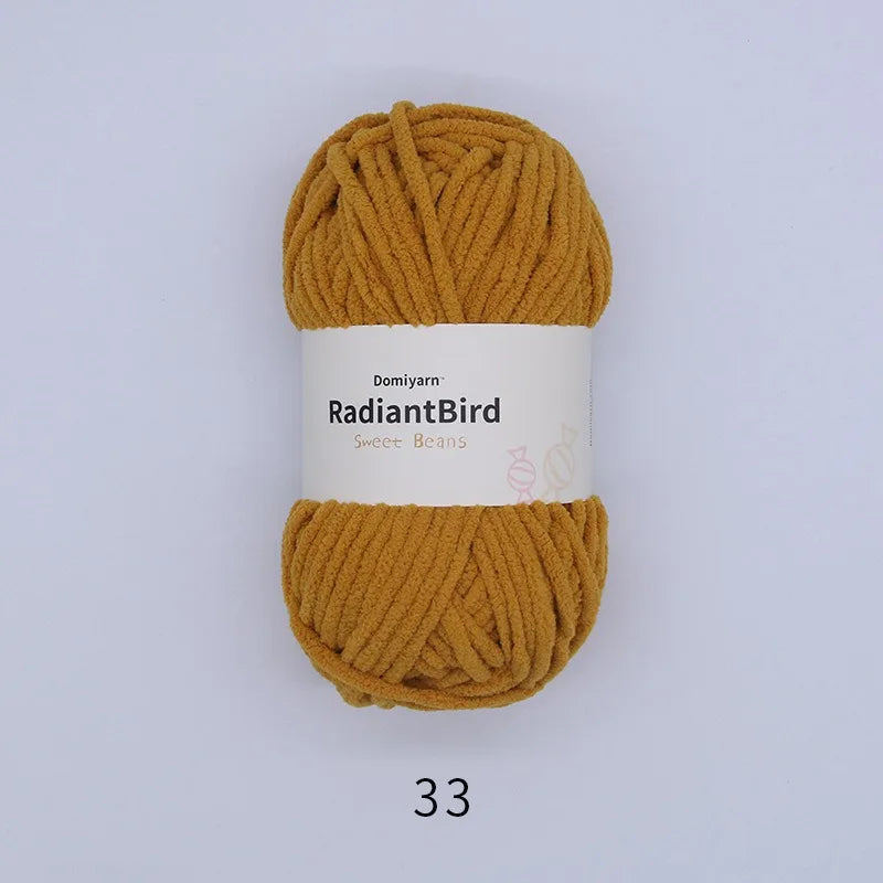 Soft Polyester Yarn for Knitting and Crochet