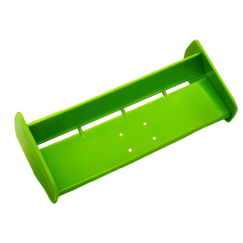 Bright green hard tail wing upgrade for WLtoys RC cars