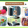 A collection of cute lion and tiger plush toys used as party favors and gifts.
