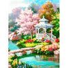 5D Diamond Painting Kit - Scenic Town Landscape Art