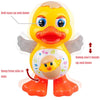 Electric Dancing Duck Toy with Music and Light-Up Eyes