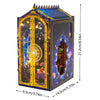 DIY Wooden Miniature House Kit with LED Lighting