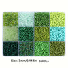 Glass Seed Beads Craft Kit with Organizer Box
