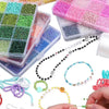 Glass Seed Beads Craft Kit with Organizer Box