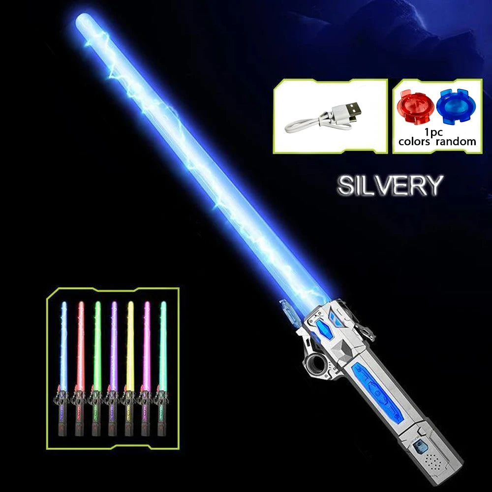 Glowing Telescopic Music Sword Toy for Kids