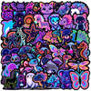A colorful sticker pack featuring various cute and fierce animals like cats, lions, unicorns, and dinosaurs.