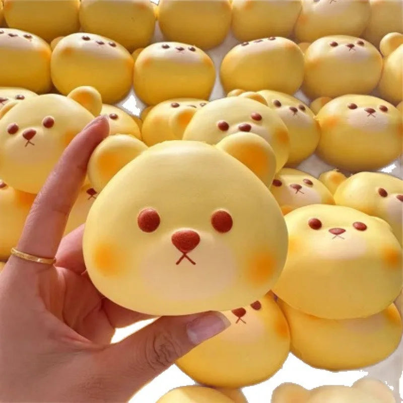 Cute Cartoon Bread Squishy Toy – Stress Relief & Sensory Fidget