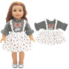 Doll Outfit Set with Hat for 17-43 cm Baby Dolls