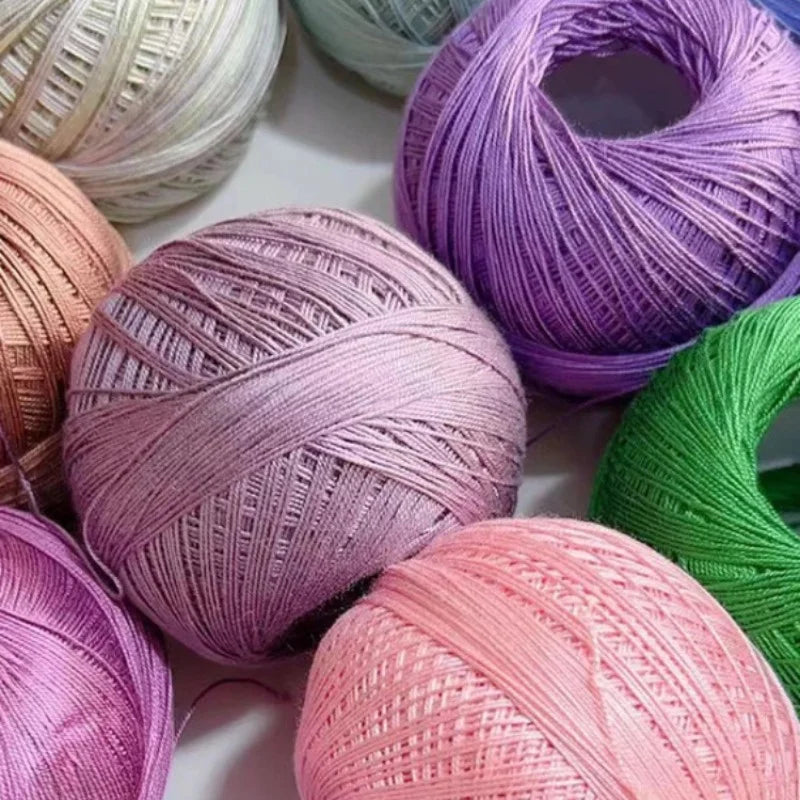 Mercerized Cotton Lace Yarn – Soft, Smooth & Ideal for Summer Knitting