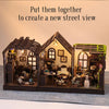 DIY Wooden Miniature House Kit with LED Lighting