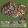 3D House Scene Stickers for Scrapbooking and DIY Crafts