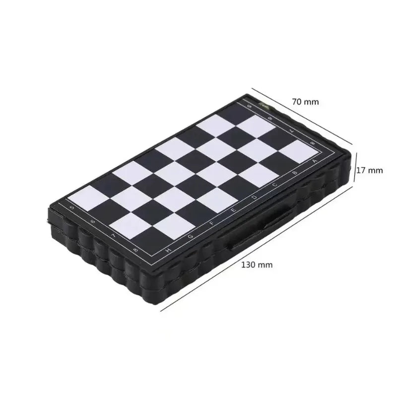 Magnetic Folding Chess Set for Kids – Portable Travel Board Game