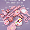 Wooden Pretend Play Makeup Set with Dressing Table & Makeup Bag
