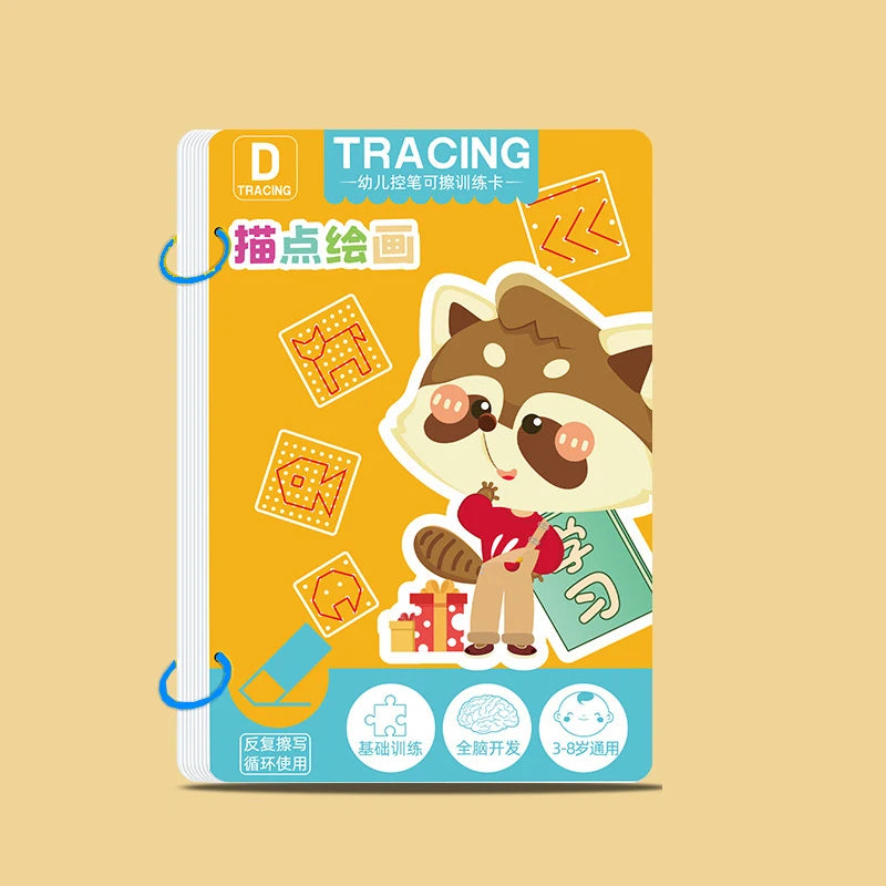 Reusable Pen Control Tracing Workbook for Toddlers